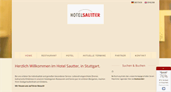 Desktop Screenshot of hotel-sautter.de