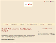 Tablet Screenshot of hotel-sautter.de